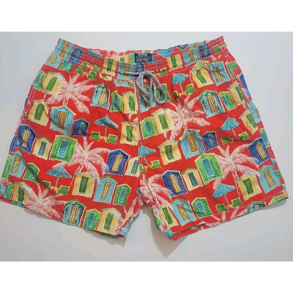 Vilebrequin Mens swim trunks 2XL French Riviera beachy coastal resortwear old$